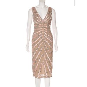 Mandalay embellished silk dress